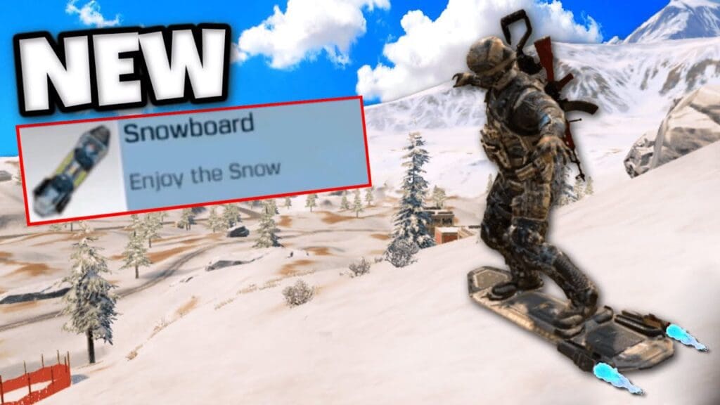 Snowboard Racer Challenge in COD Mobile