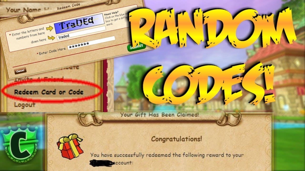 Wizard101 Redeem Code Today January 2024 Latest Working Code