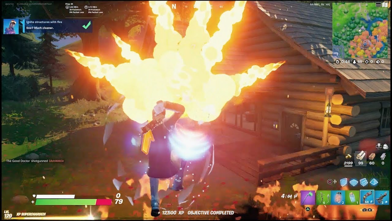 How to Destroy Structures With Fire Fortnite