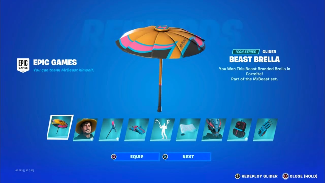 How to get Mr. Beast Glider Fortnite-Complete Guide