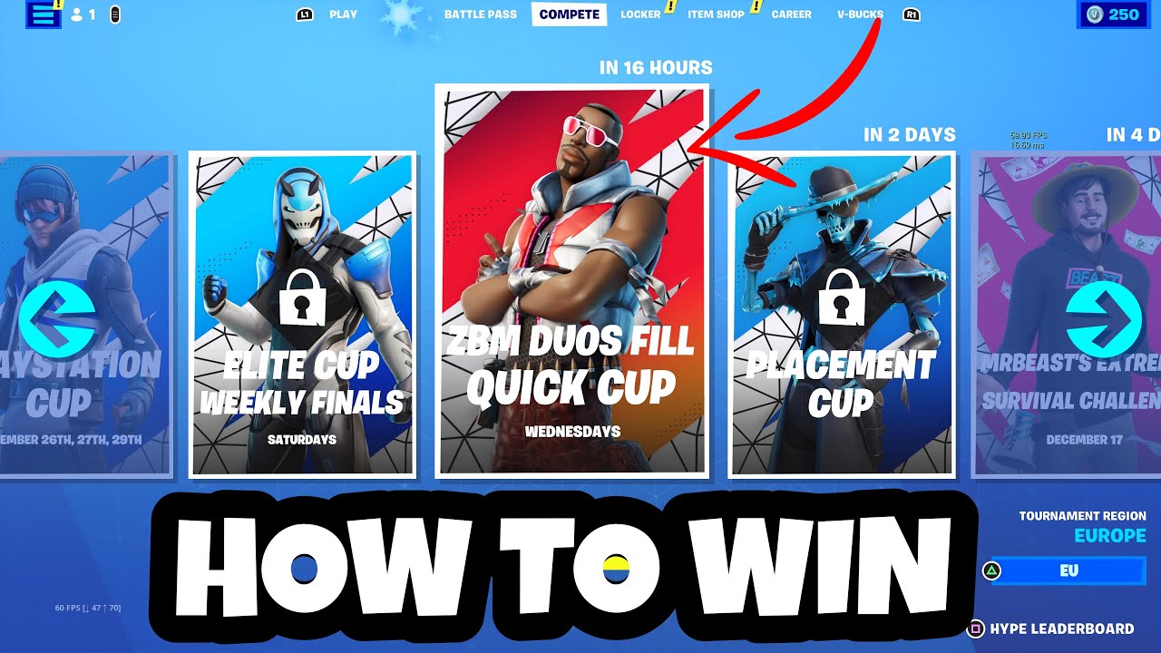 How to Win The ZBM Duos Quick Cup in Fortnite