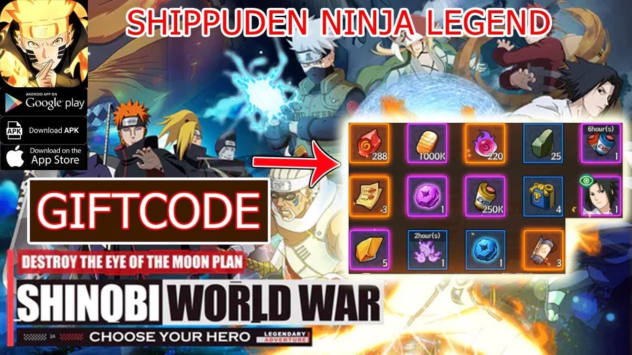 Ninja Shippuden Redeem Code