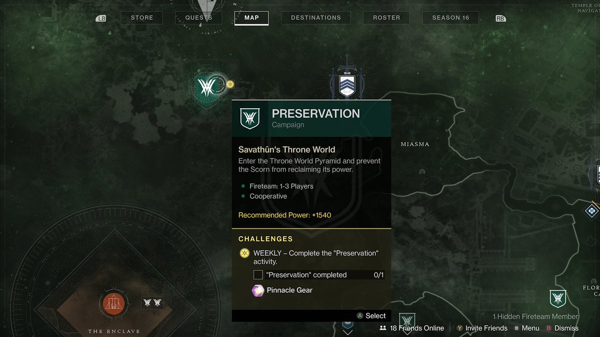 Destiny 2 Preservation Mission Not Showing up 2023