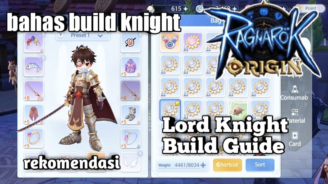 Ragnarok Origin Lord Knight Build