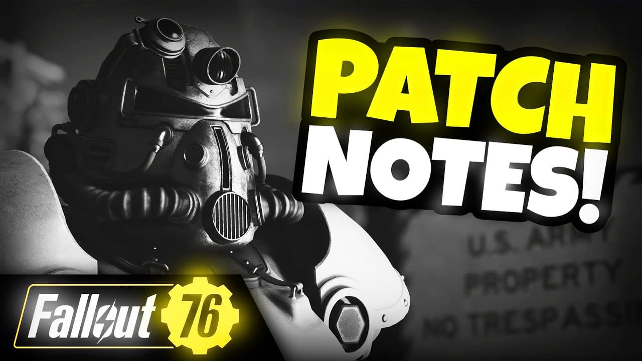 Fallout 76 Patch Notes July 2023