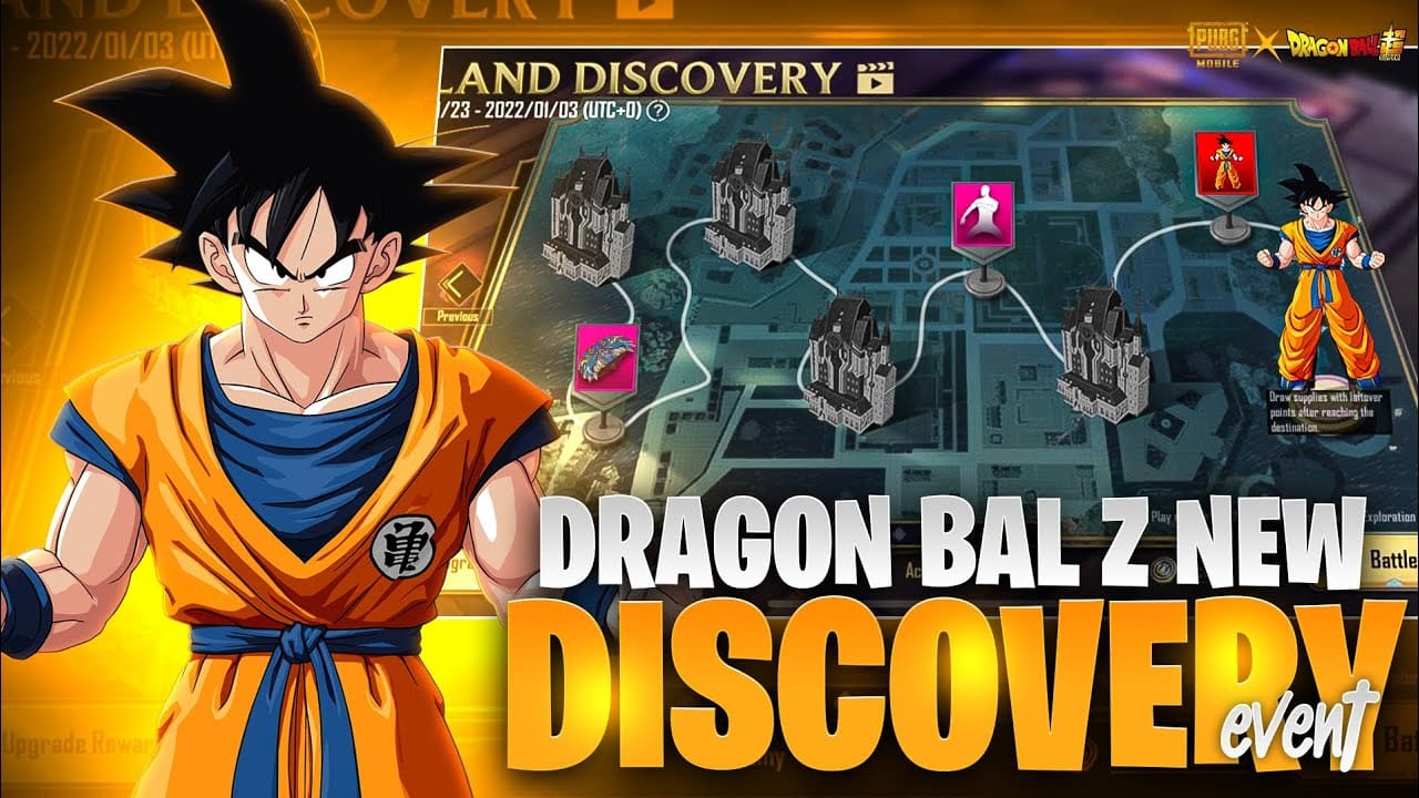 Dragon Ball Discovery Event exclusive Treasure and Daily Special Bundle BGMI 2.7 Update New Event