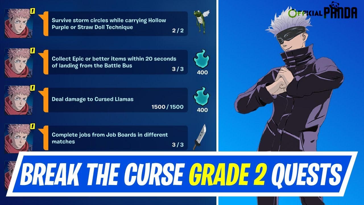 How to Complete Break The Curse Grade 2 Quests in Fortnite- Grade 2 Challenges Fortnite 