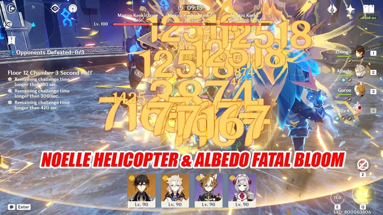 Albedo Fatal Bloom x Zhongli Meteor