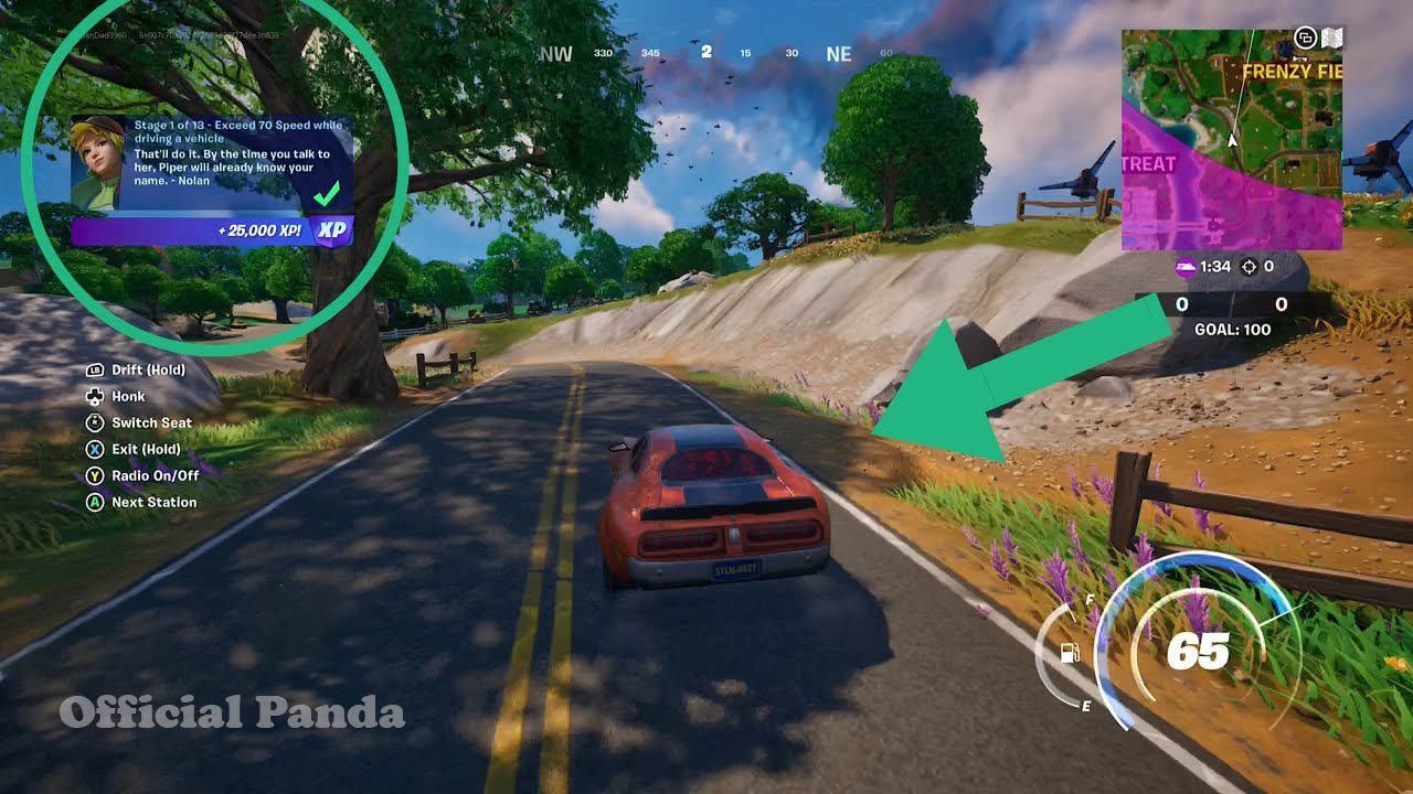 Exceed 70 Speed While Driving a Vehicle Fortnite : How to Ea Reach!