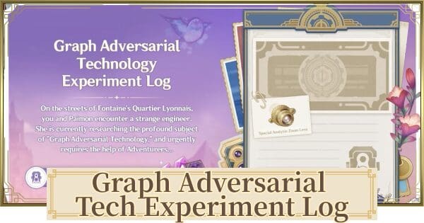  Graph Adversaries Technology Experimental Log Genshin Impact
