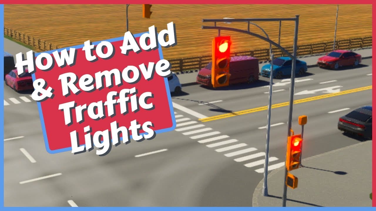 How to Remove Traffic Lights Cities Skylines 2
