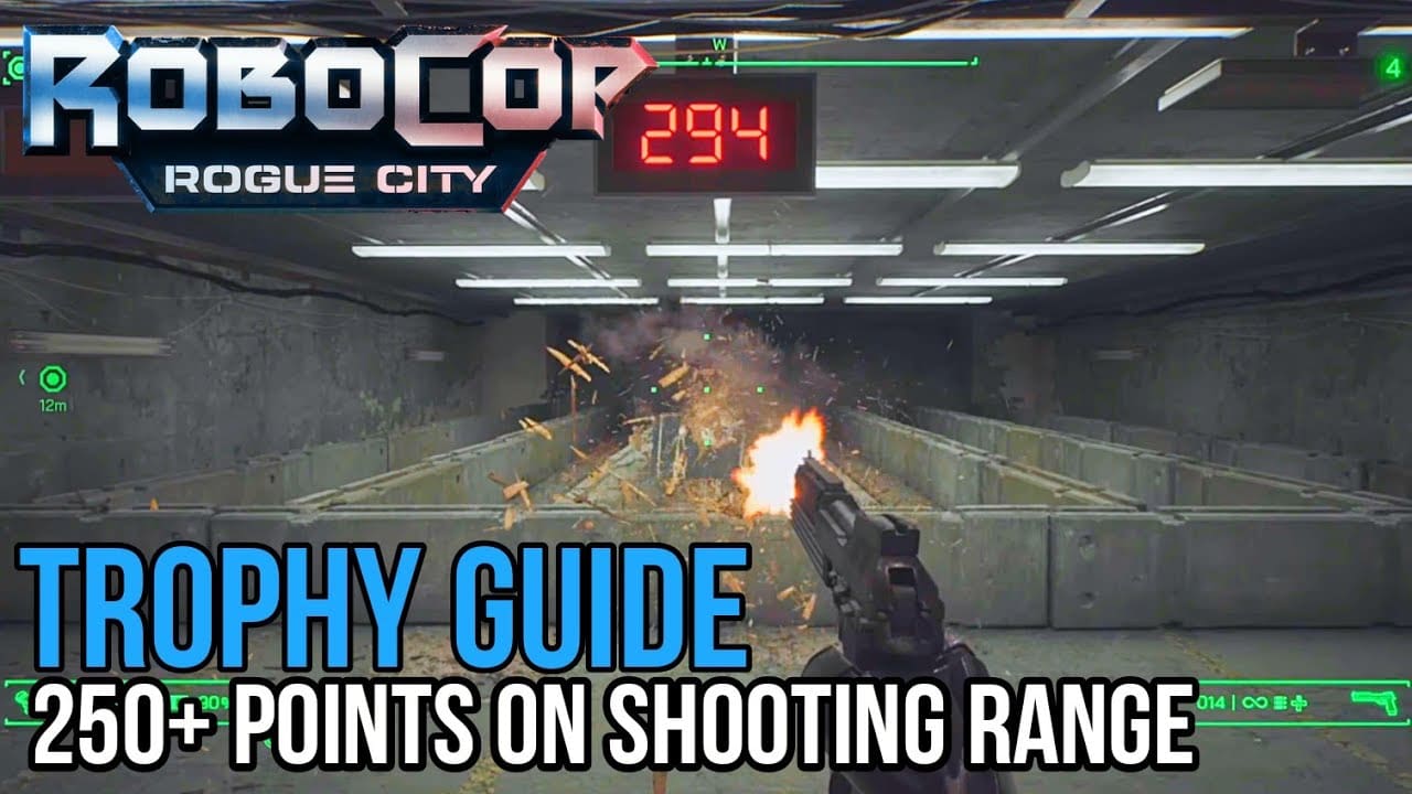 Robocop Rogue City Shooting Range