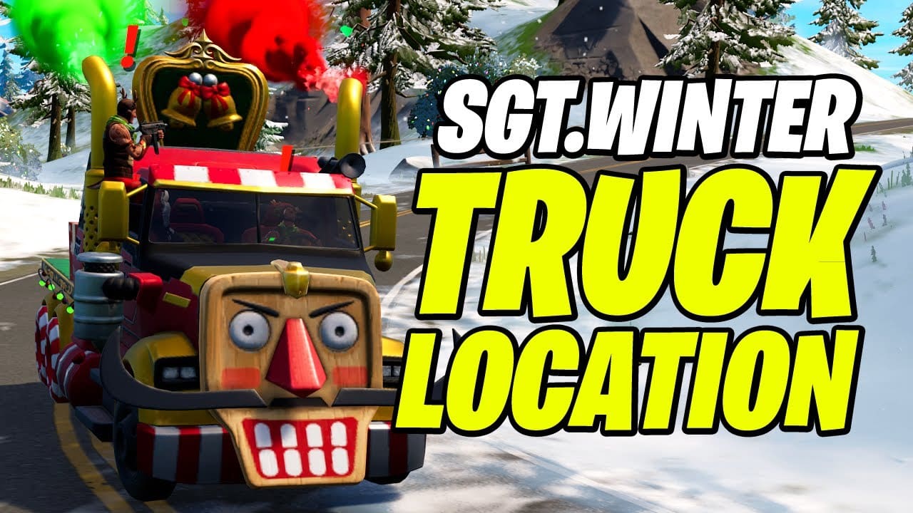 How to Collect an Item Inside a Present Thrownb by Sgt. Winter Fortnite