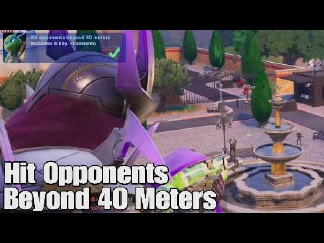 Hit Opponents Beyond 40 Meters