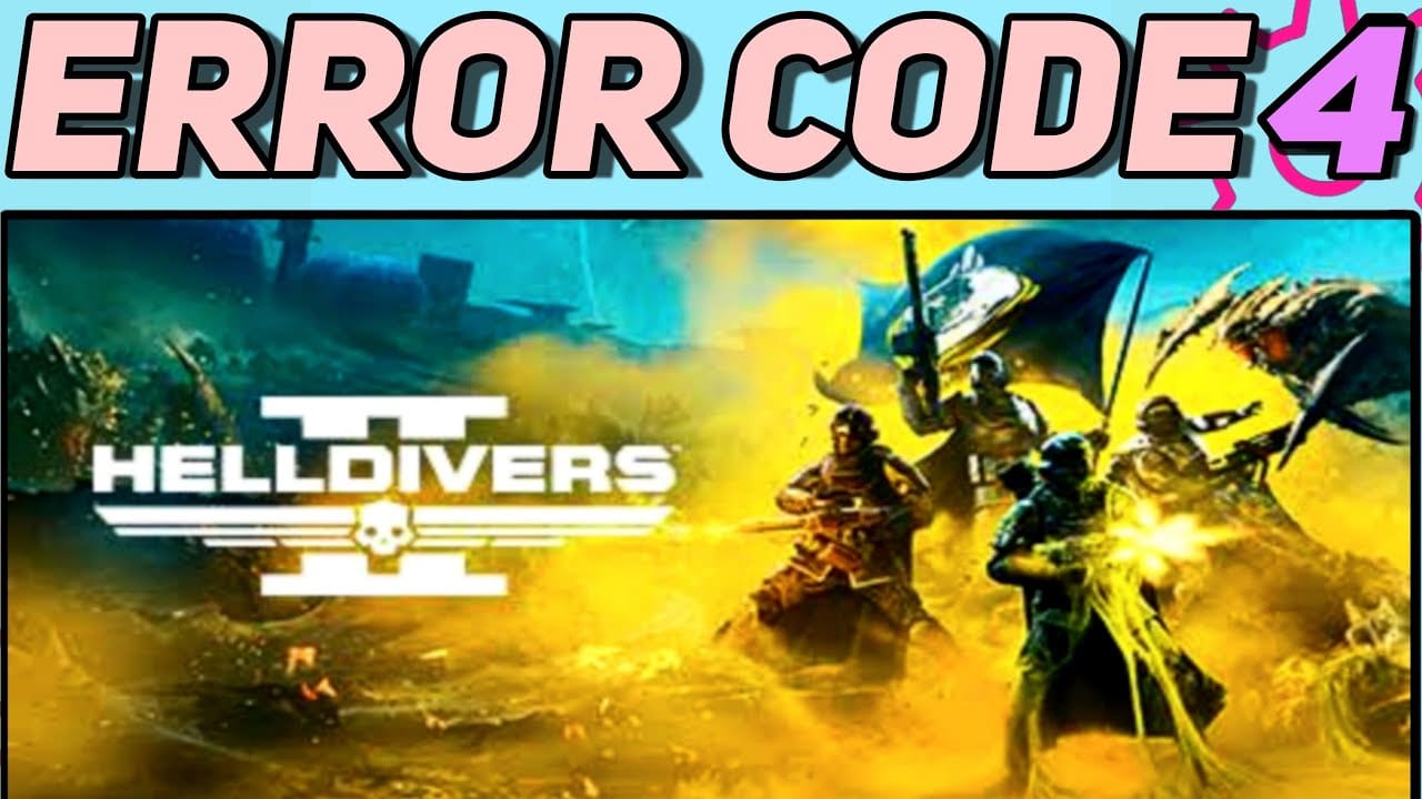 How To Fix Error Code 4 in HELLDIVERS 2 | Code 4 Error in HELLDIVERS 2 Fixed 