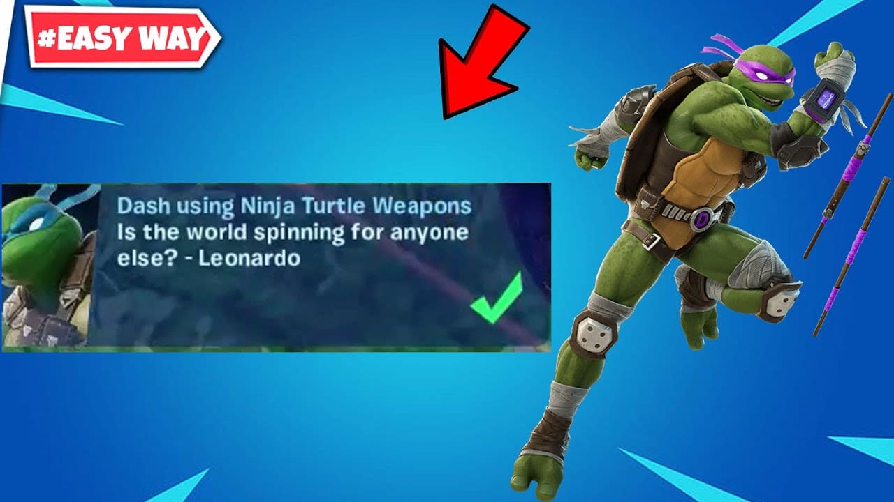 How to Easily complete Dash using Ninja Turtle Weapons