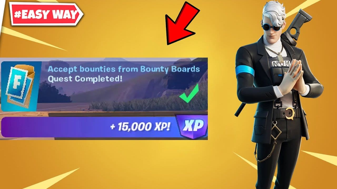  Accept Bounties from Bounty Boards Fortnite! Complete Quest Guide