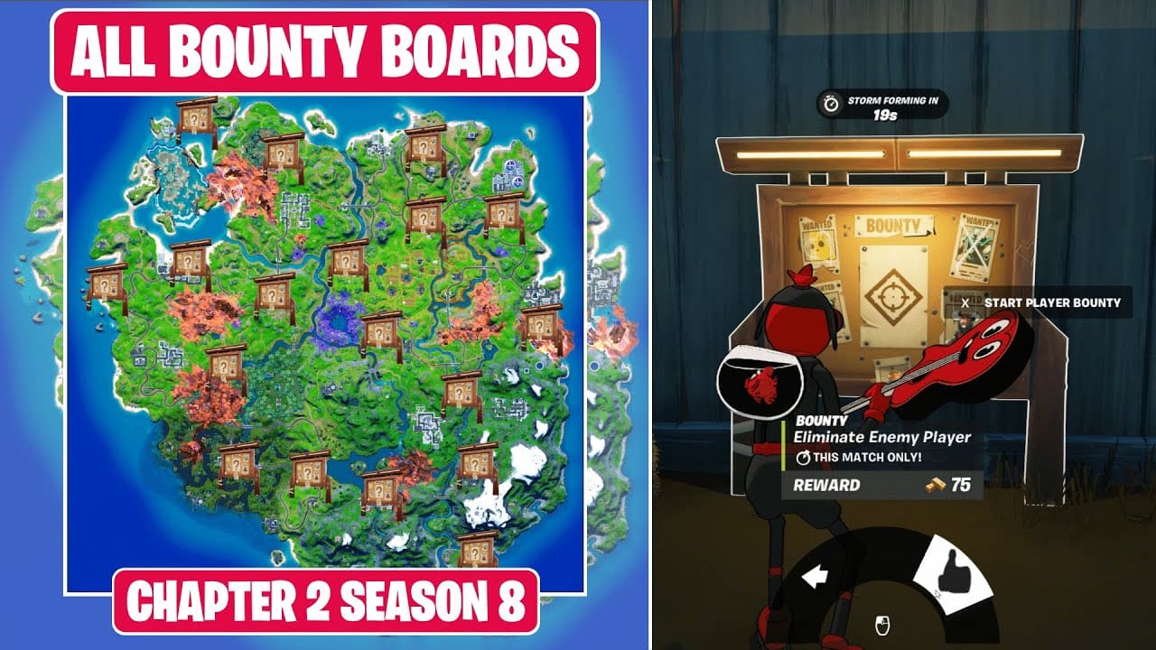  How to Complete a Bounty from a Bounty Board in Fortnite?