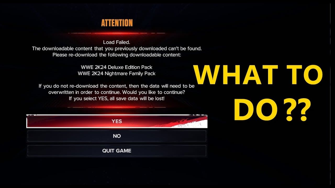  How to Fix WWE 2k24 Load failed Error? Latest 2024