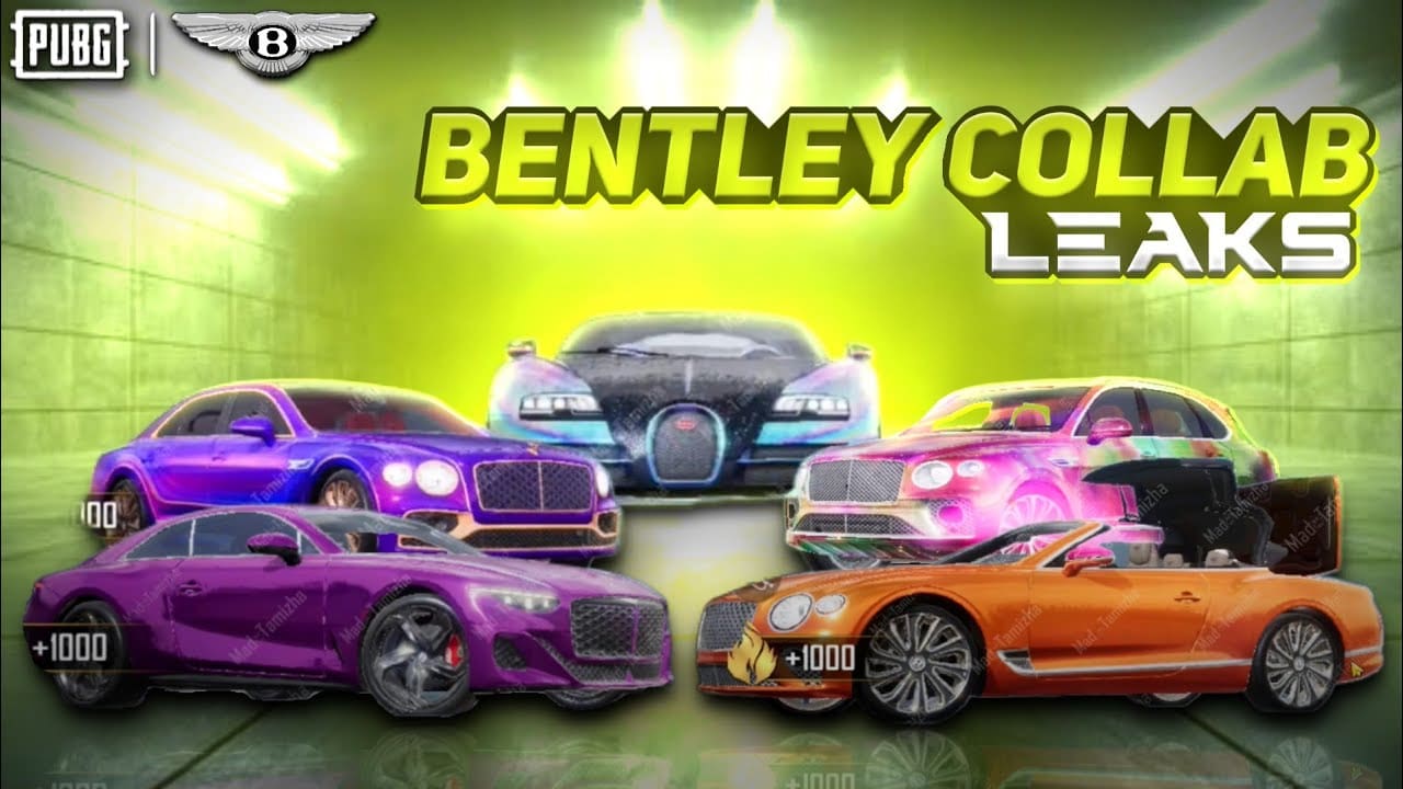 BGMI X Bentley Collaboration! Features, Skins and More