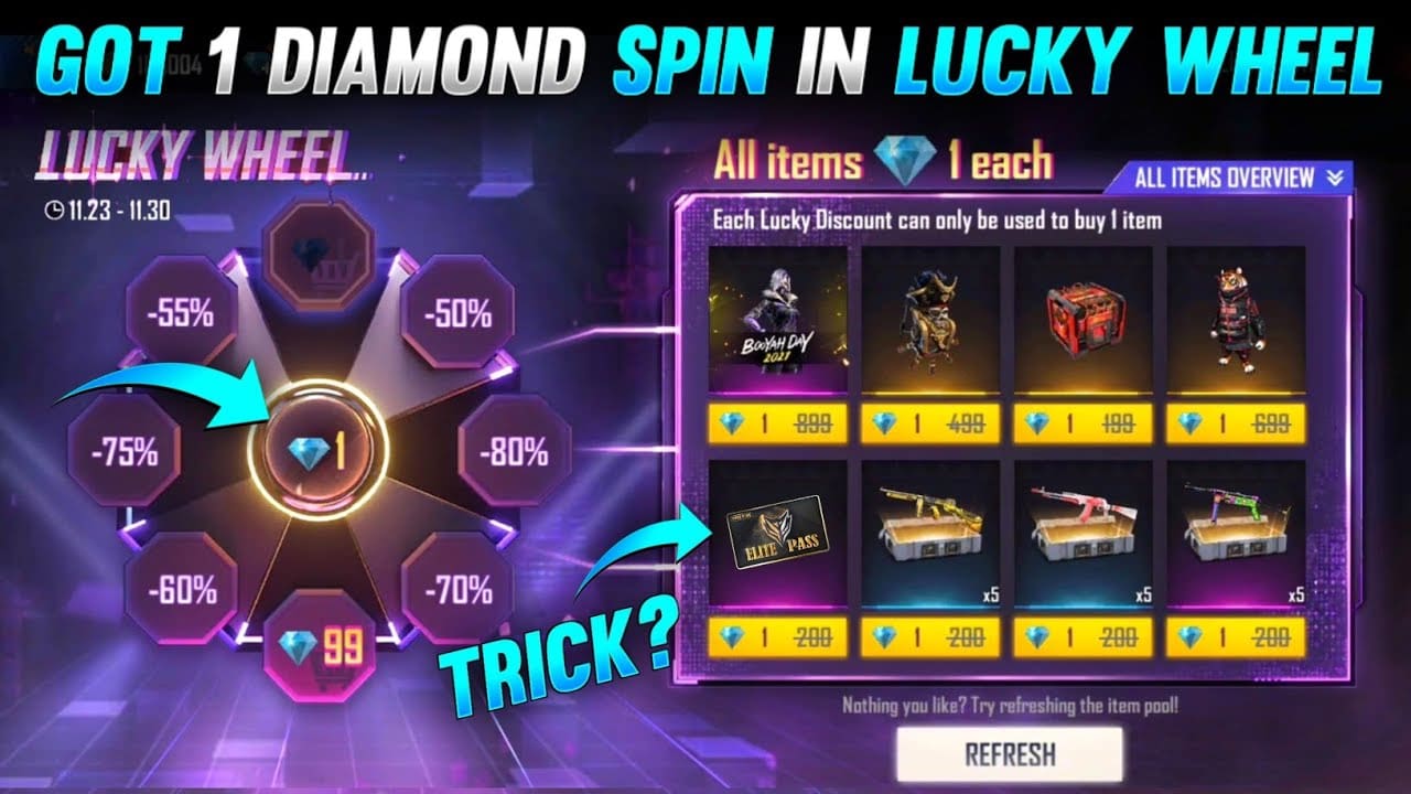 Free Fire Lucky Wheel Event! Check Out New Prizes