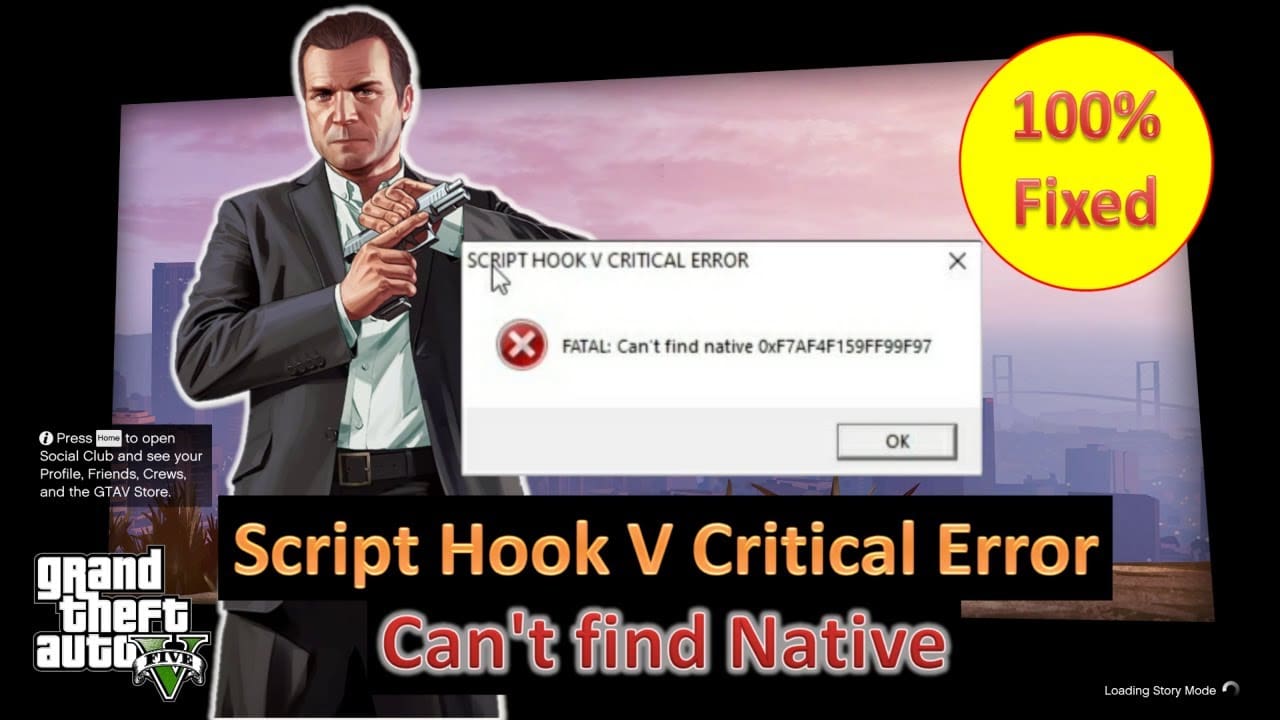  Script Hook V Critical Error in GTA V! Fix it Now 