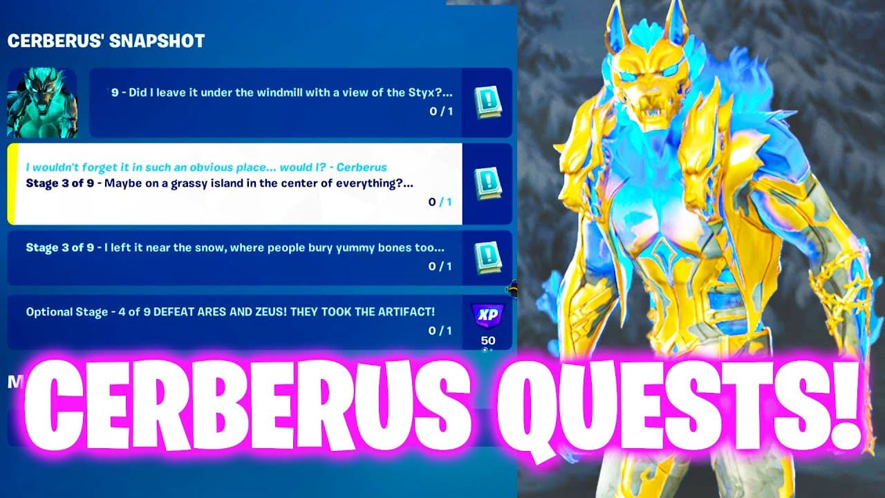  Fortnite Cerberus Snapshot Stage 3! Check Out Now