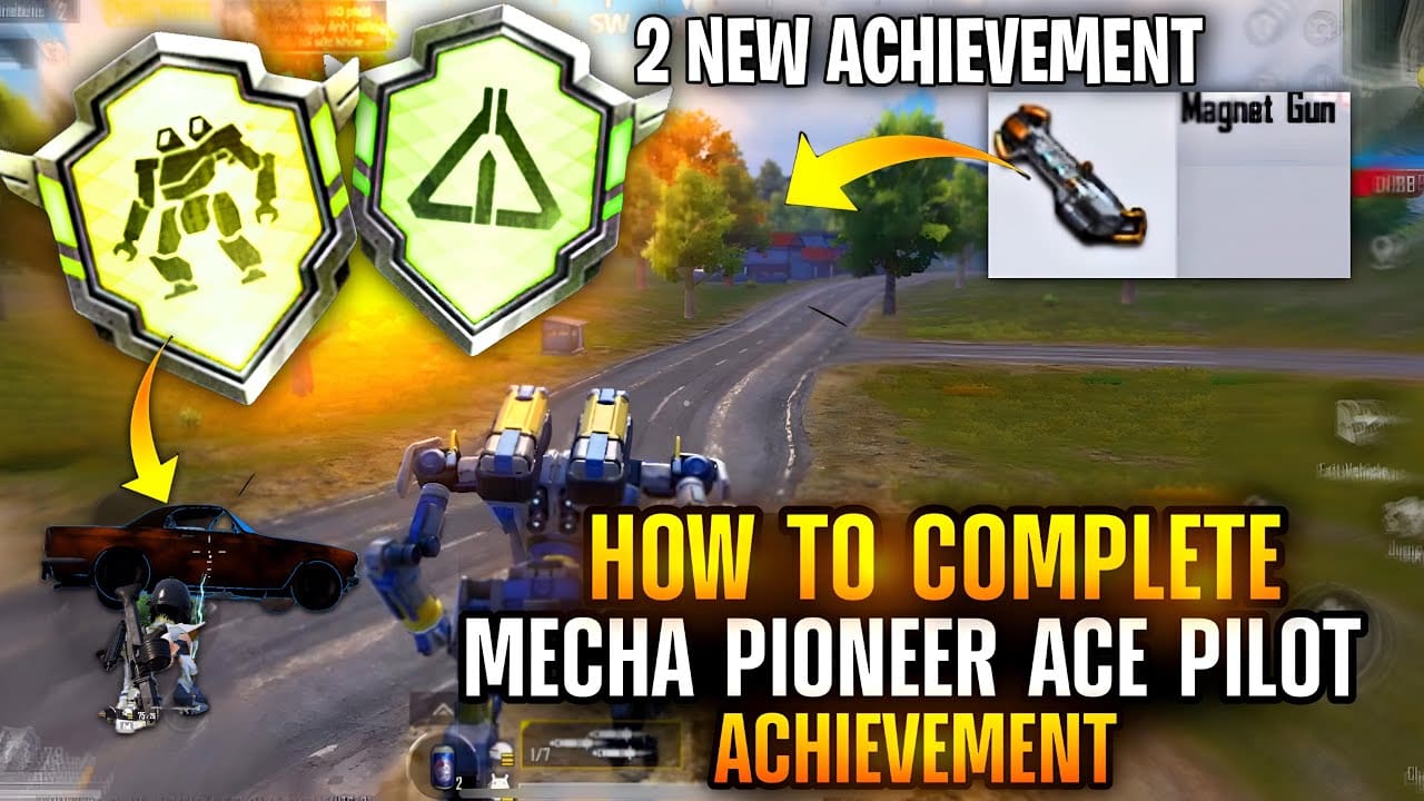 How to Complete Mecha Pioneer & Ace Pilot Achievement in BGMI?