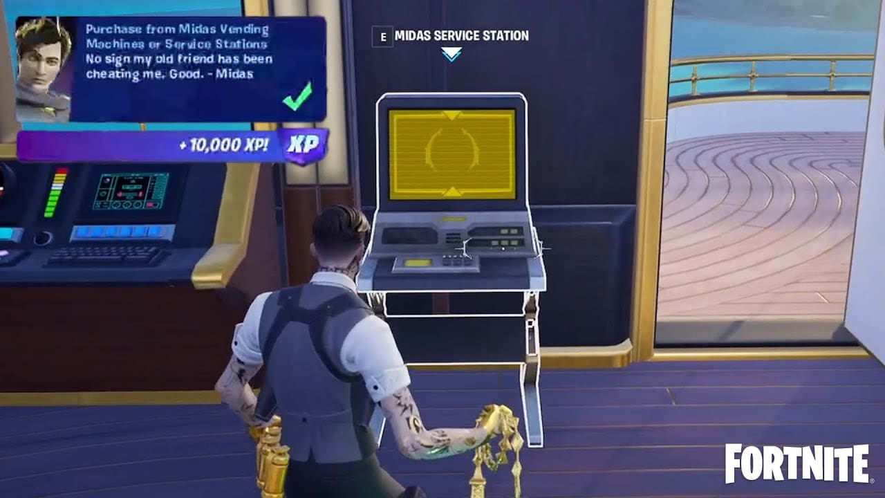 Purchase Items At Vending Machines Or Mod Benches Fortnite