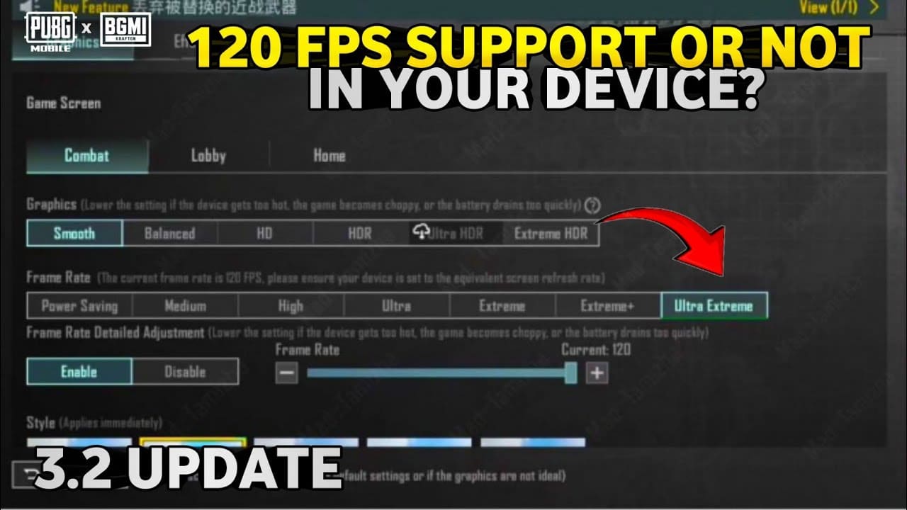 BGMI 120 fps Release date, Supported Device list! Latest 2024